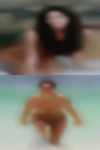 Naked girls show pussy from