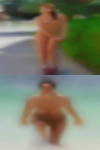 Naked swinging women