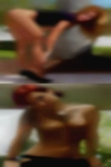 Woman looking couple